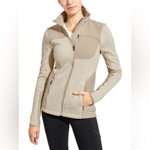 EUC Athleta Truckee Jacket Beige Cream in Womens Small